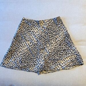 Cheetah/Leopard Print Mini Skirt